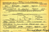 Bernard Riegel WW2 Draft Card Front