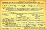 Albert Riegel WW2 Draft Card Front