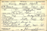 James Bernard Brewer WW2 Draft Card Front